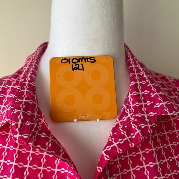 💖 TOMMY HILFIGER Classic Pink 100% Cotton Button Down Shirt - Size XL 💖 - Picture 11 of 11